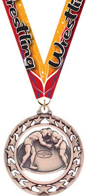 Wrestling Super Star Medal- Bronze