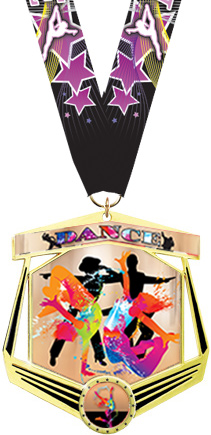 Dance Marquee Insert Medal