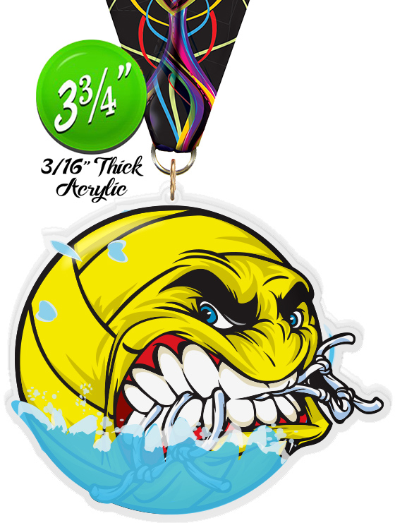 Water Polo Krunch Colorix-M Acrylic Medal