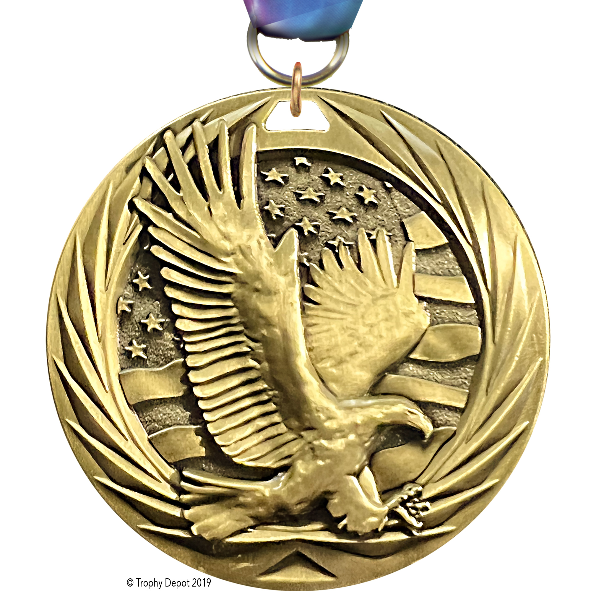 Eagle 1.75 inch Blade 3D Diecast Medal