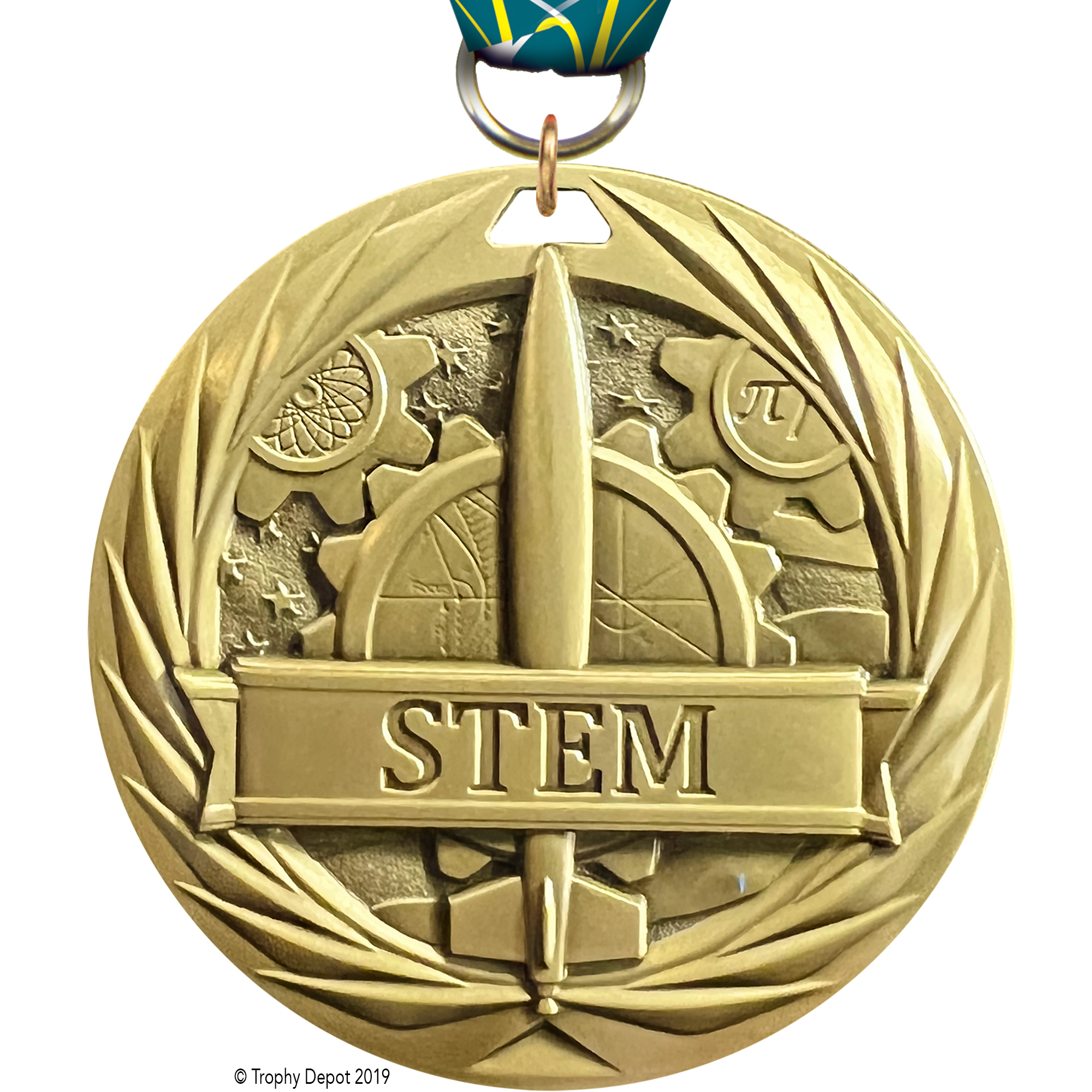 STEM 1.75 inch Blade 3D Diecast Medal