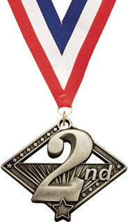 2nd Place Diamond Star Medal