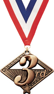 3rd Place Diamond Star Medal