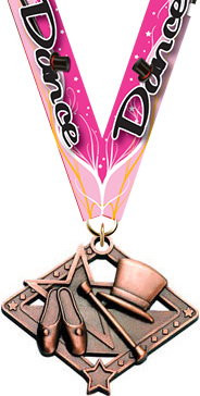 Dance Diamond Star Medal - Bronze