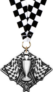 Racing Diamond Star Medal - Silver