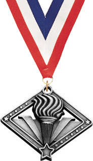 Victory Diamond Star Medal - Silver