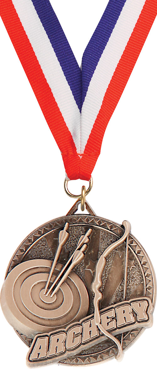 Archery Ultra-Impact 3-D Medal- Bronze