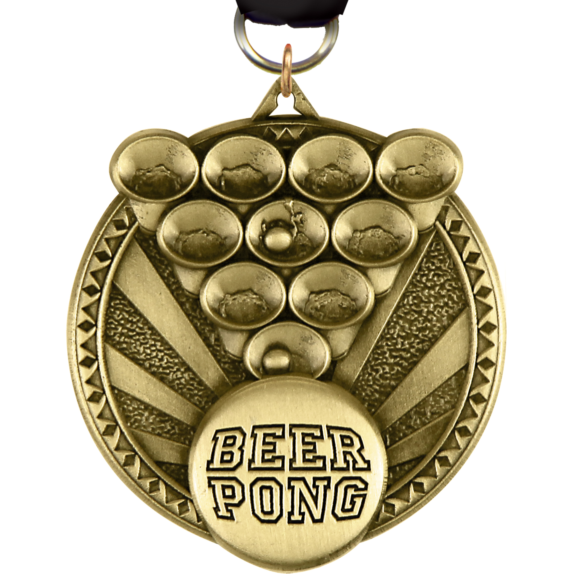 Beer Pong Ultra-Impact 3-D Medal