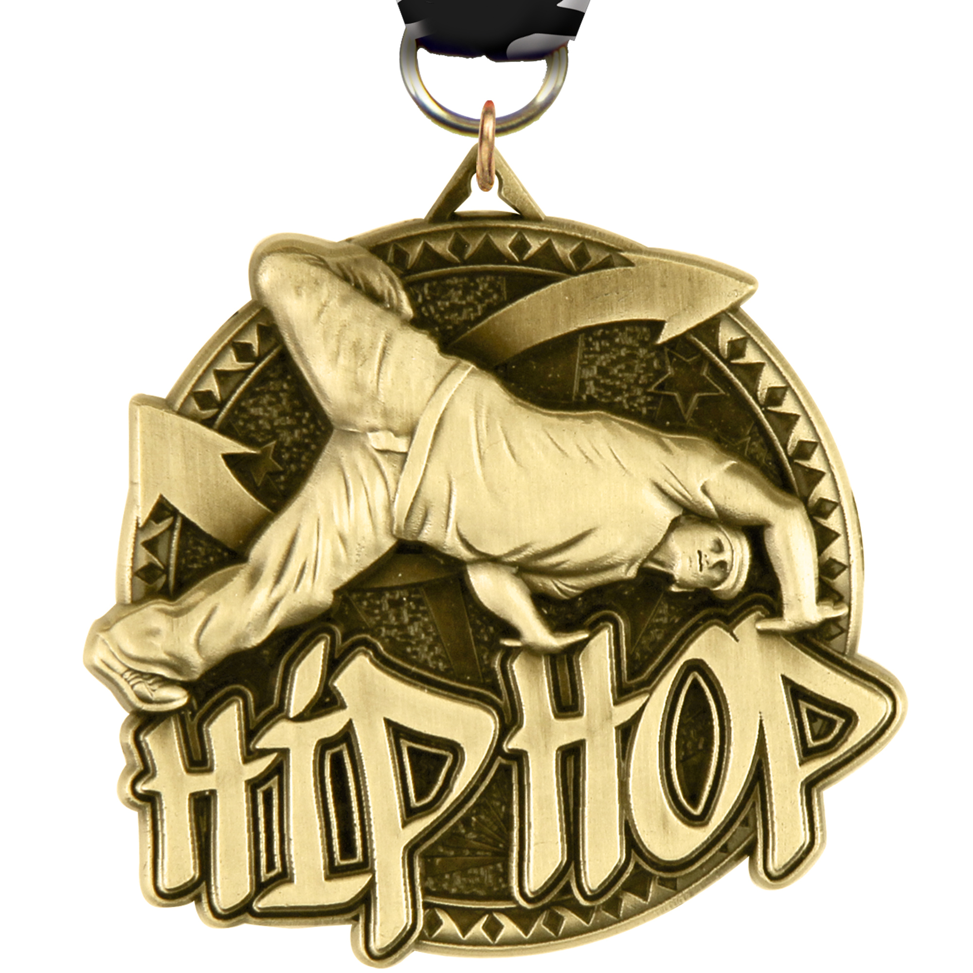 Dance Hip-Hop Male Ultra-Impact 3-D Medal