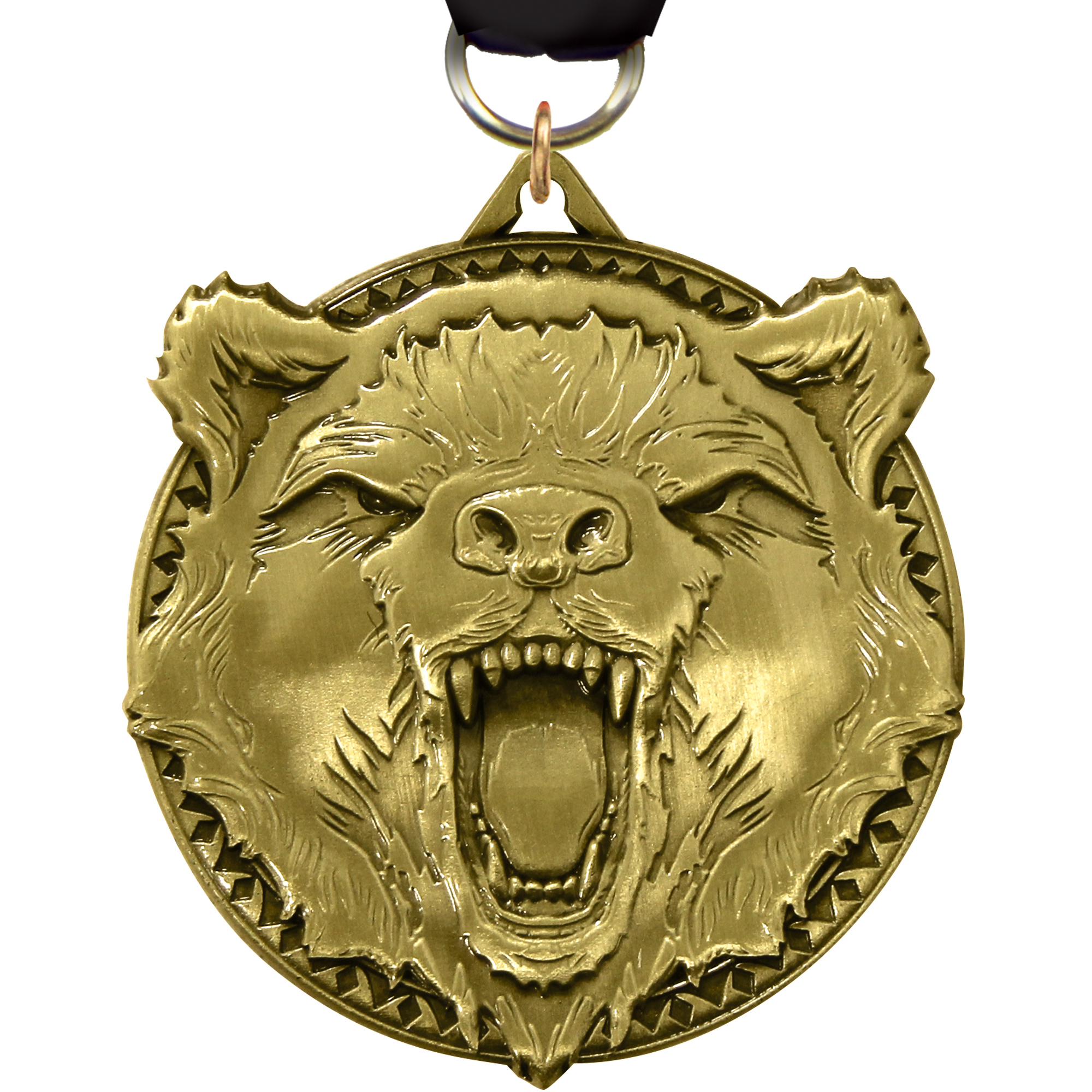 Mascot Bear Ultra-Impact 3-D Medal