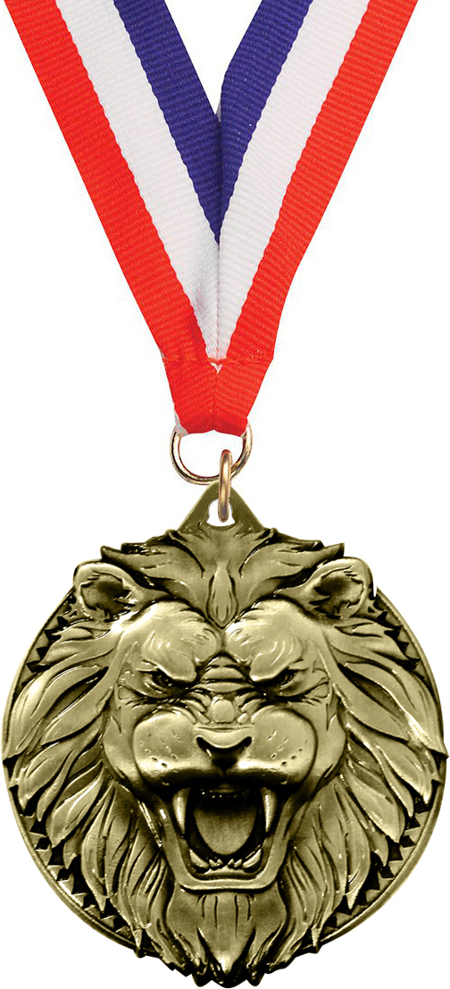Mascot Lions Ultra-Impact 3-D Medal