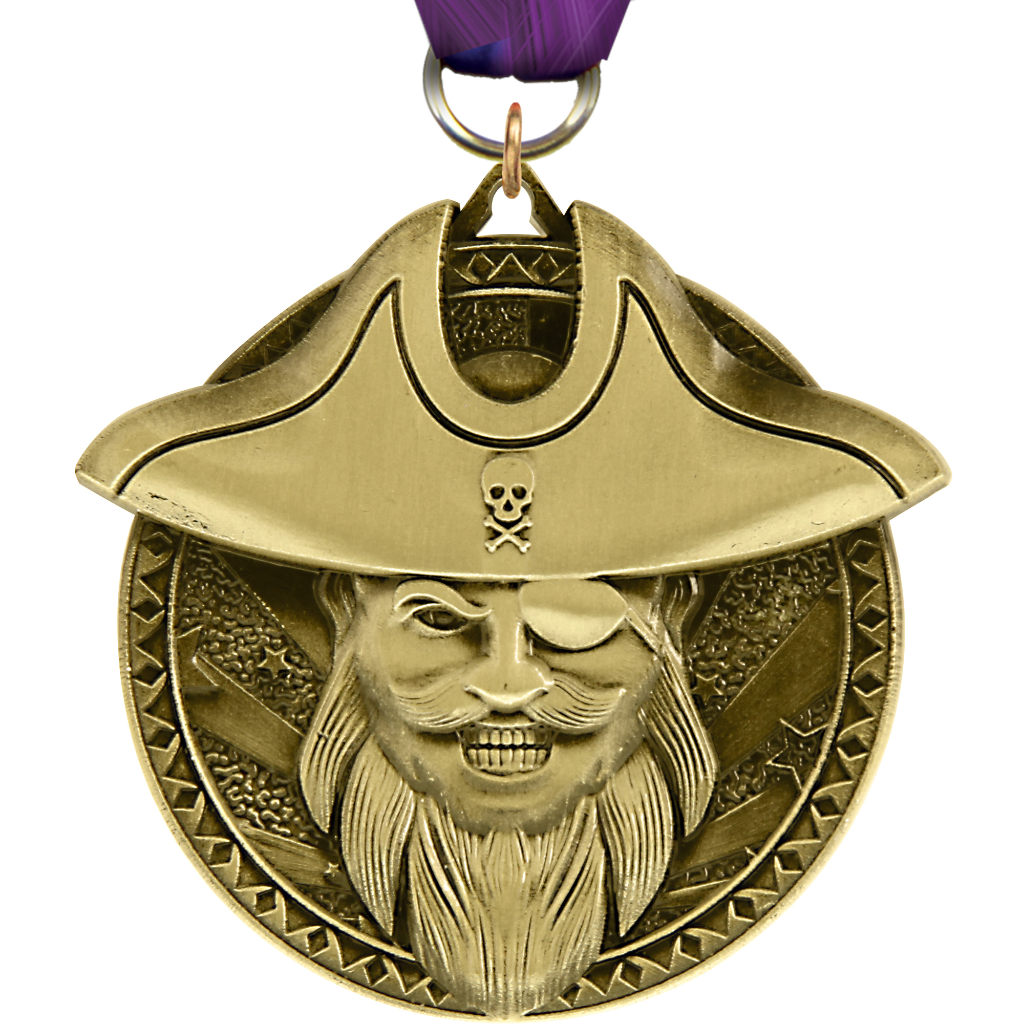 Mascot Pirates Ultra-Impact 3-D Medal
