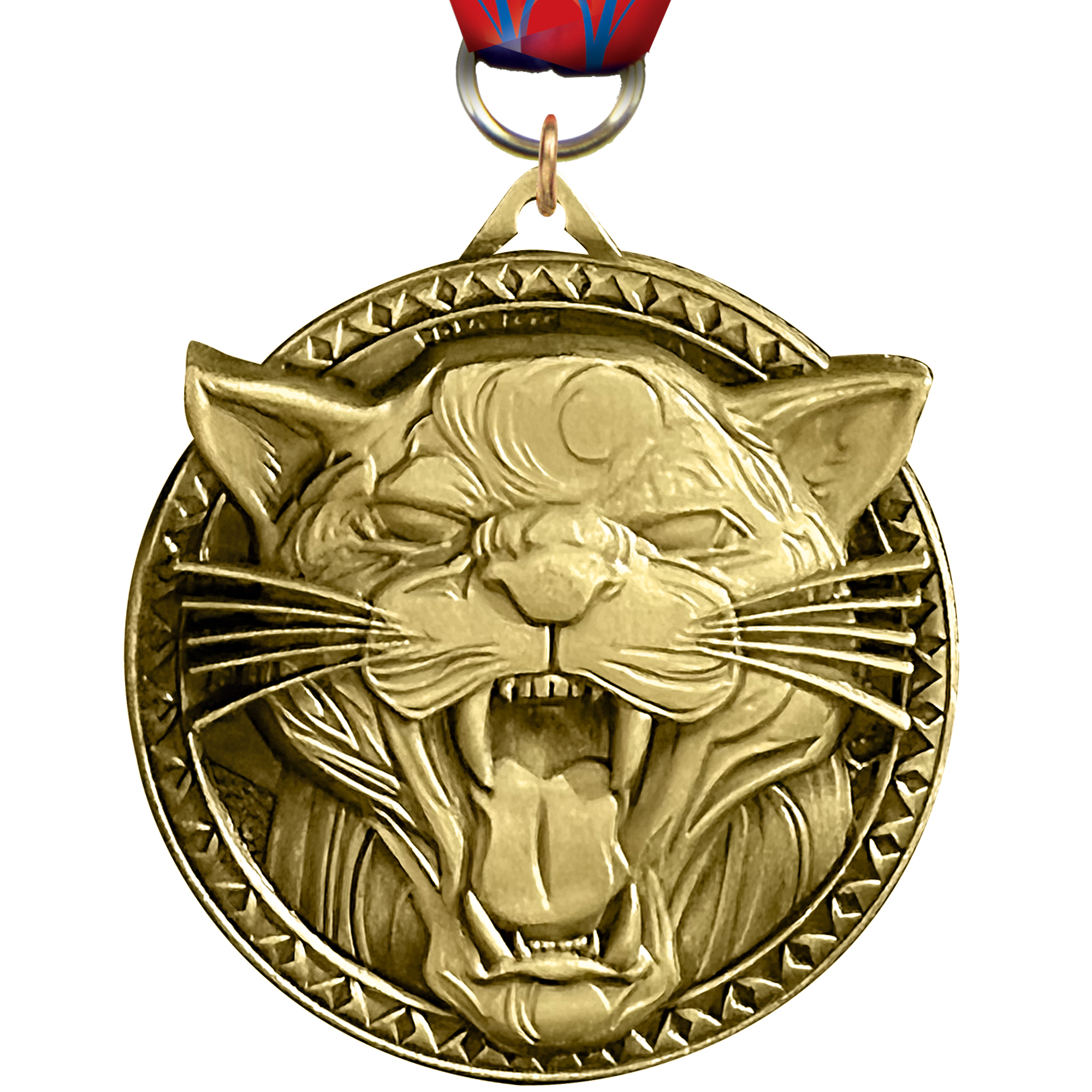 Mascot Panther/Cougar Ultra-Impact 3-D Medal