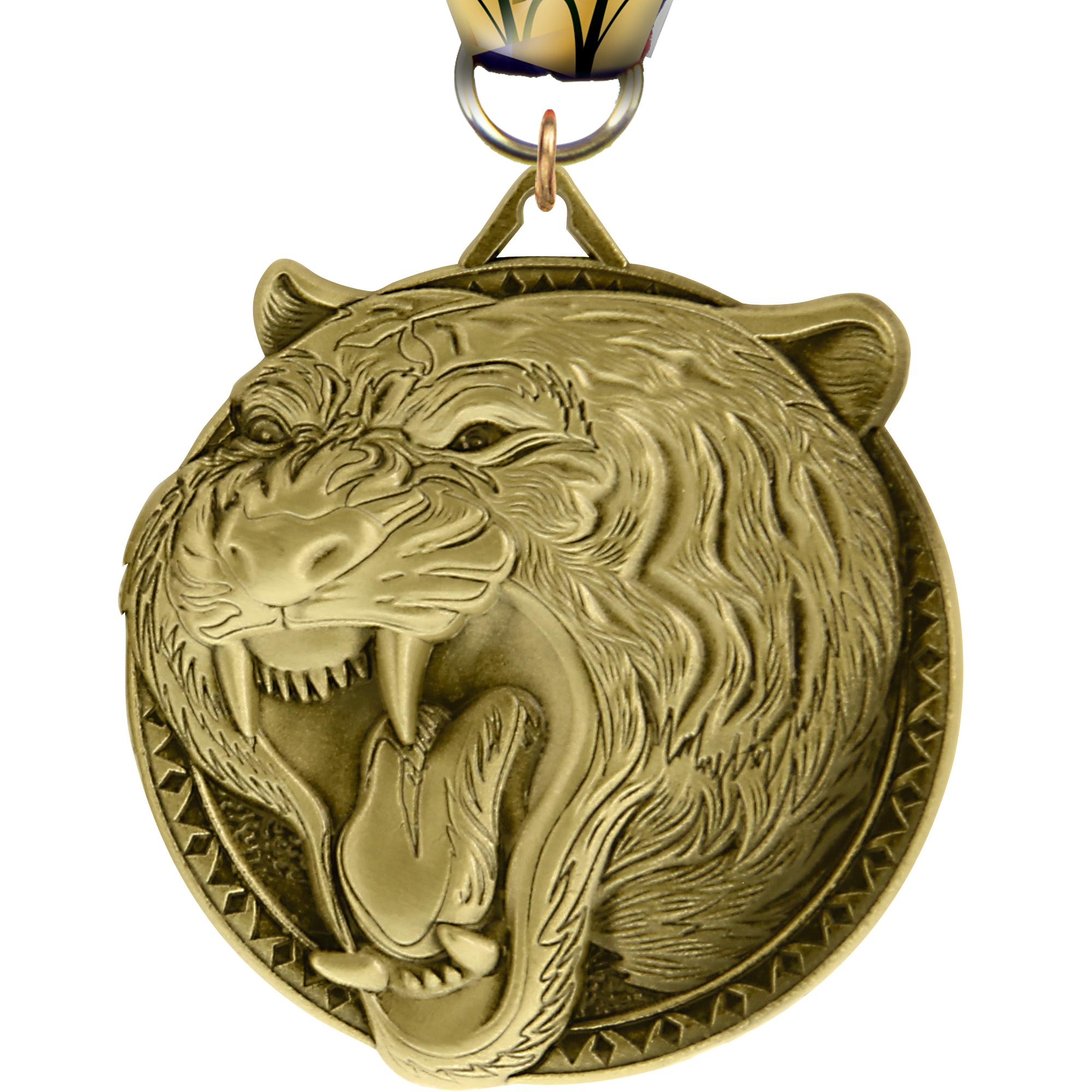Mascot Tigers Ultra-Impact 3-D Medal