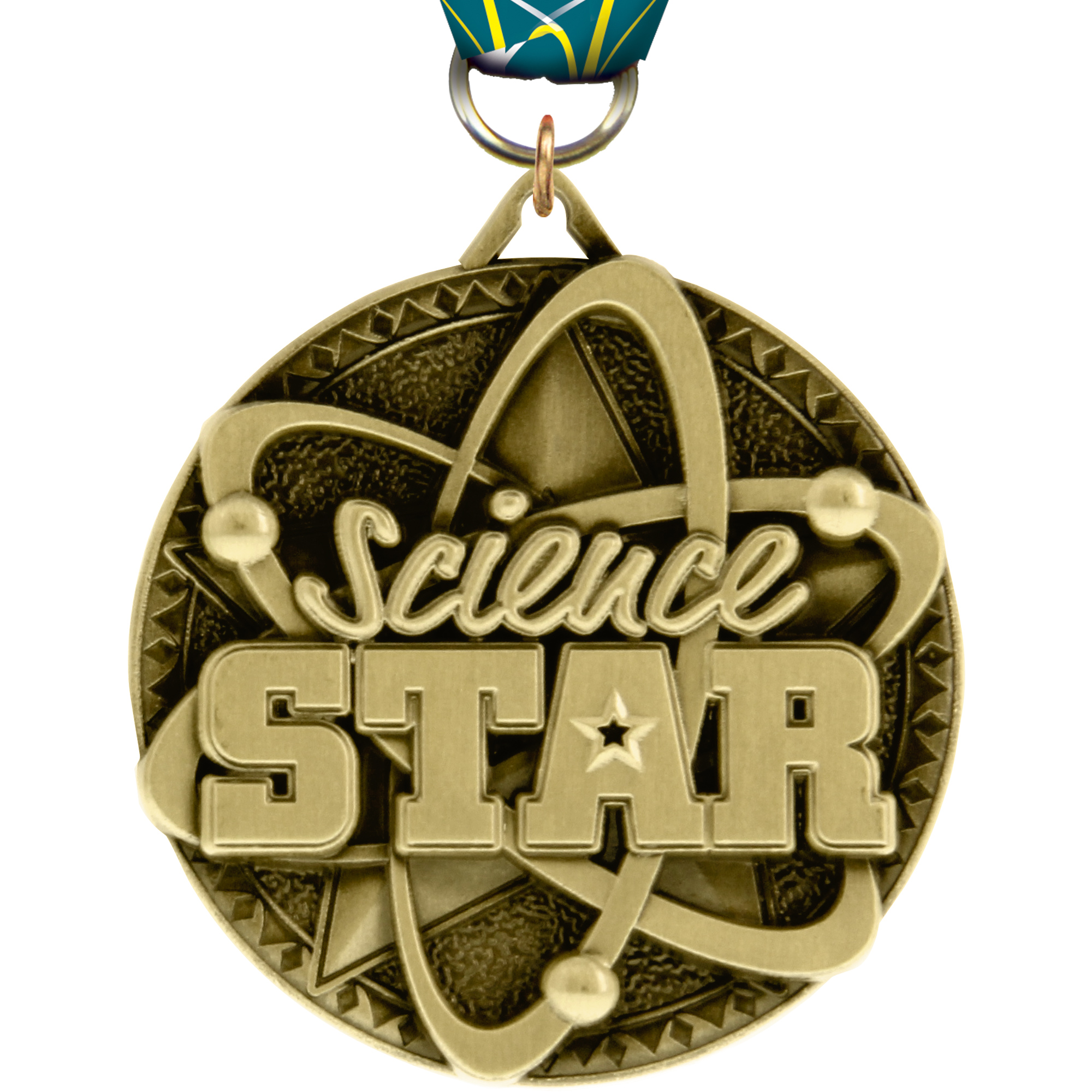 Science Star Ultra-Impact 3-D Medal