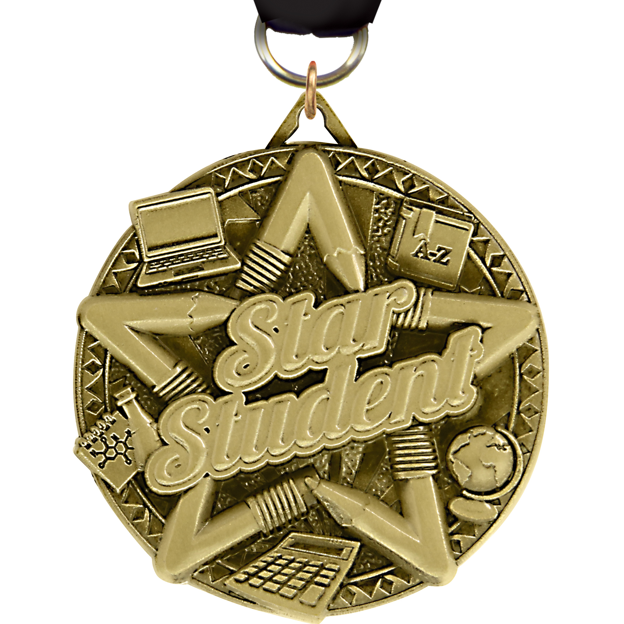 Star Student Ultra-Impact 3-D Medal