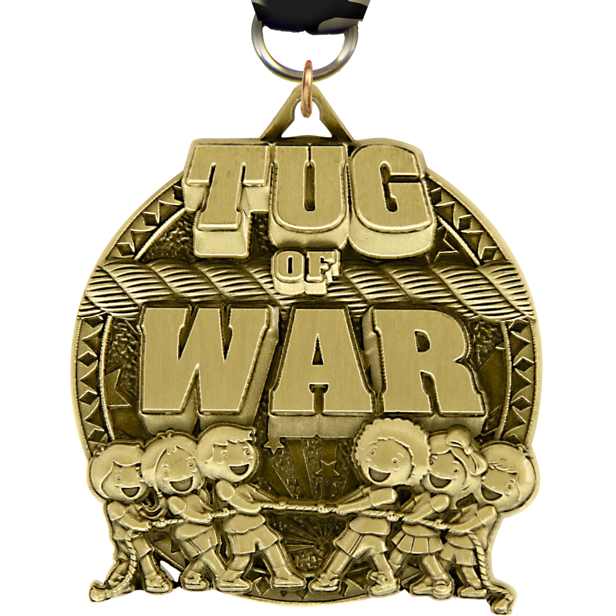 Tug of War Youth Ultra-Impact 3-D Medal