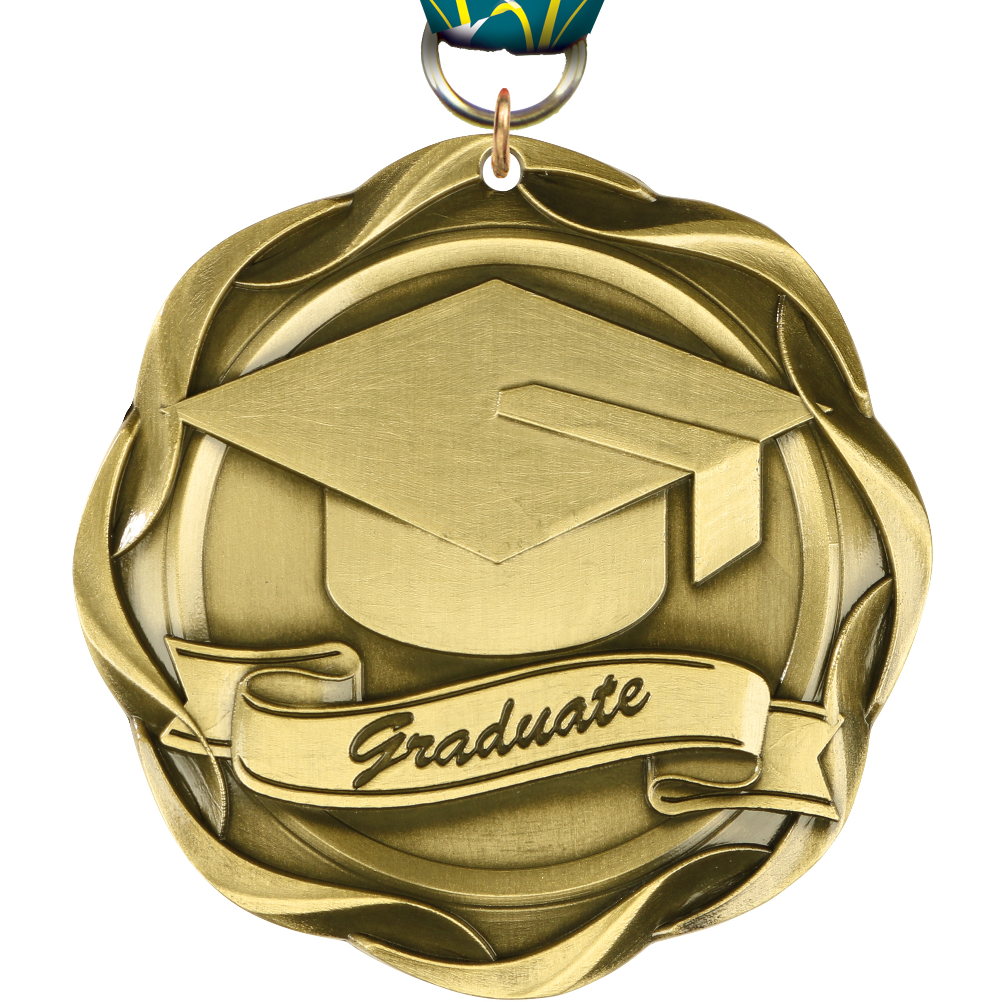 Graduate Fusion Diecast Medal