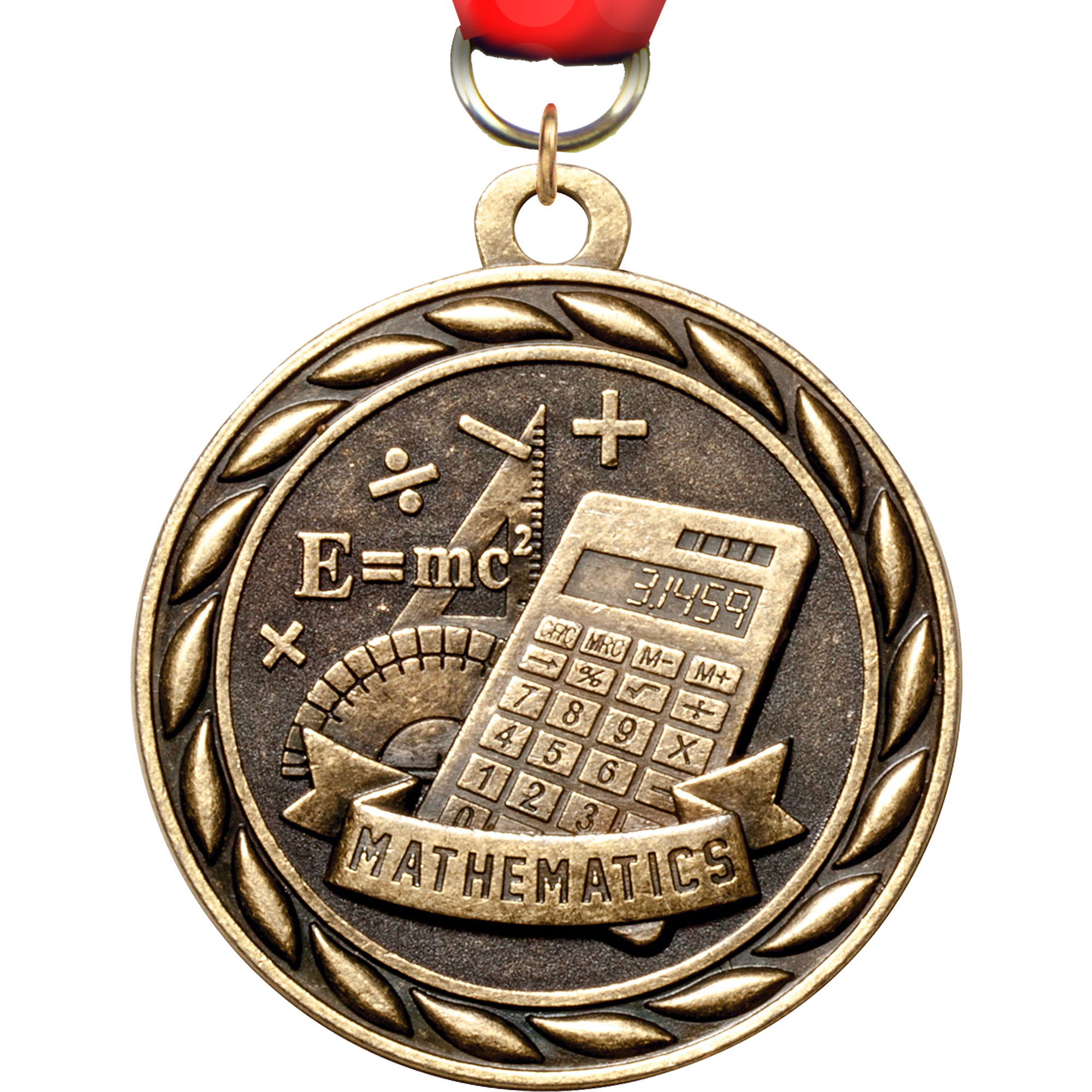 Math Scholastic Medal- Gold
