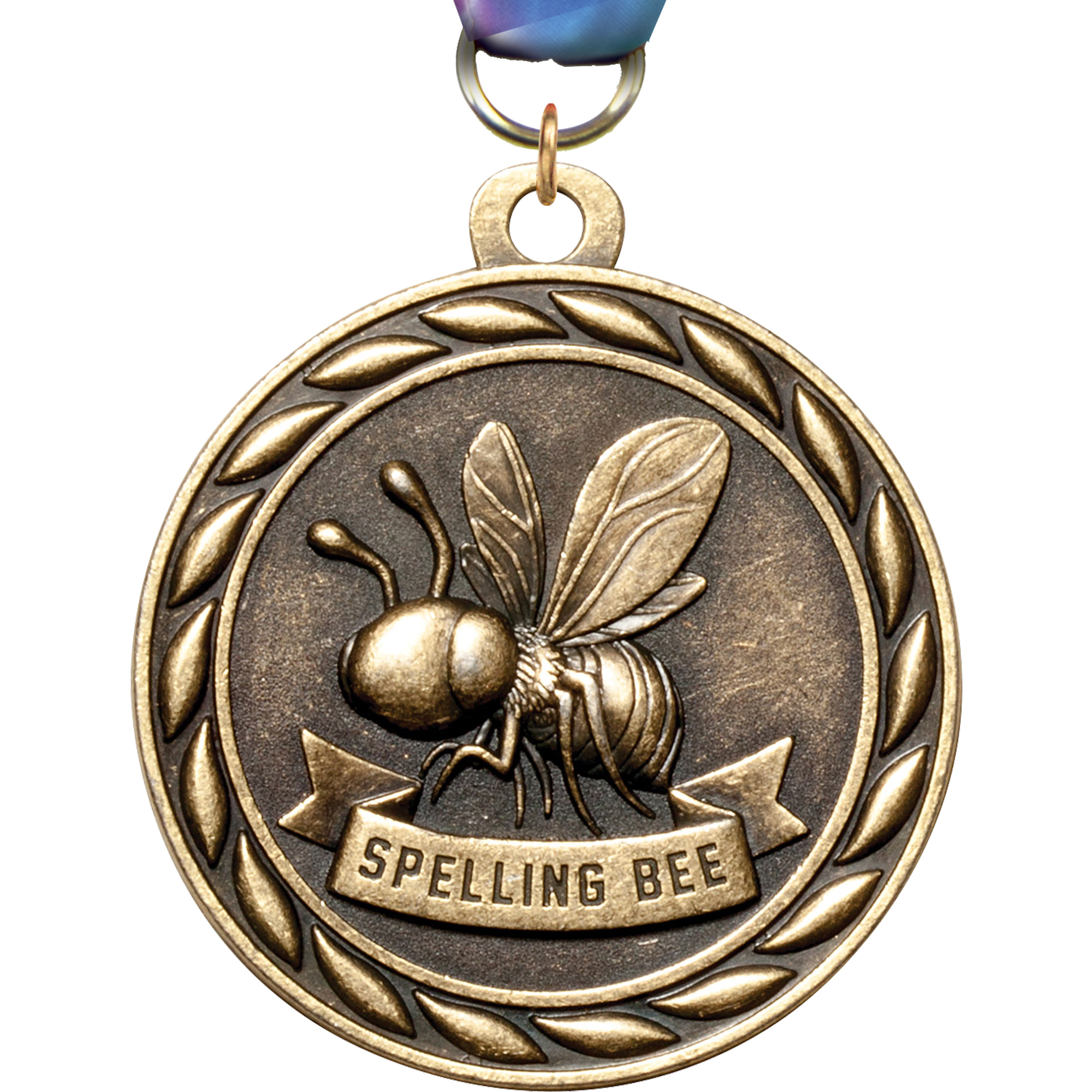 Spelling Bee Scholastic Medal- Gold