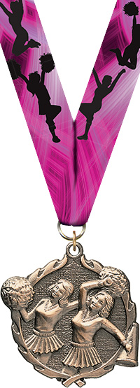Cheer Wreath Medal- Bronze