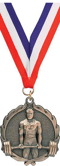 Weightlifting Wreath Medal- Bronze
