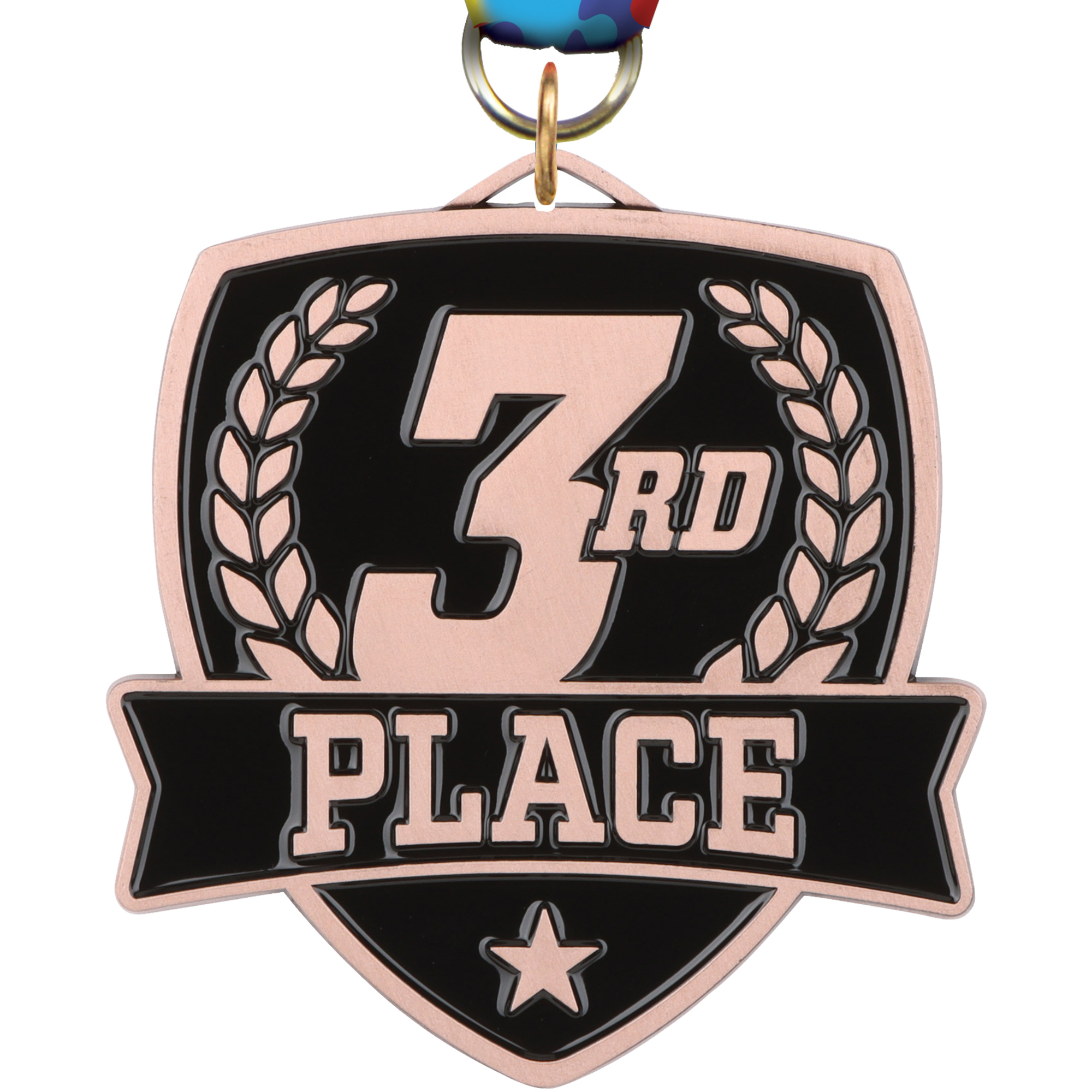 3rd Place Banner Shield Medal