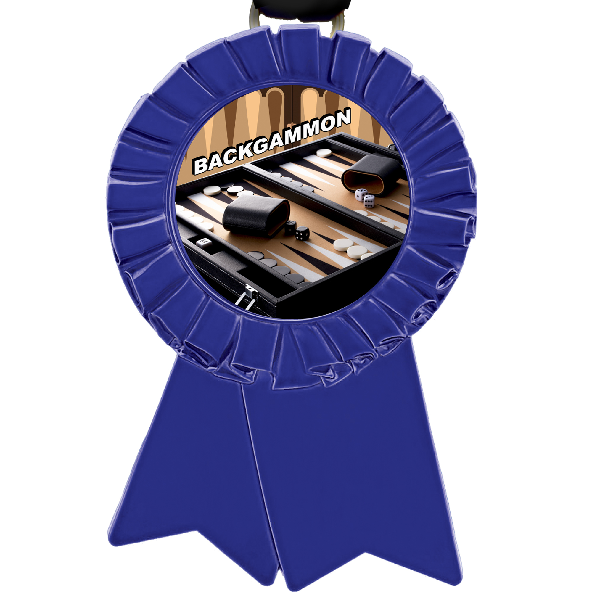 Diecast Blue Ribbon Insert Medal