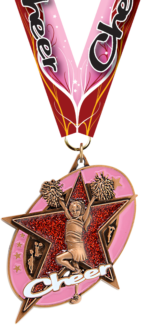 Cheer Saturn Glimmer Medal- Bronze
