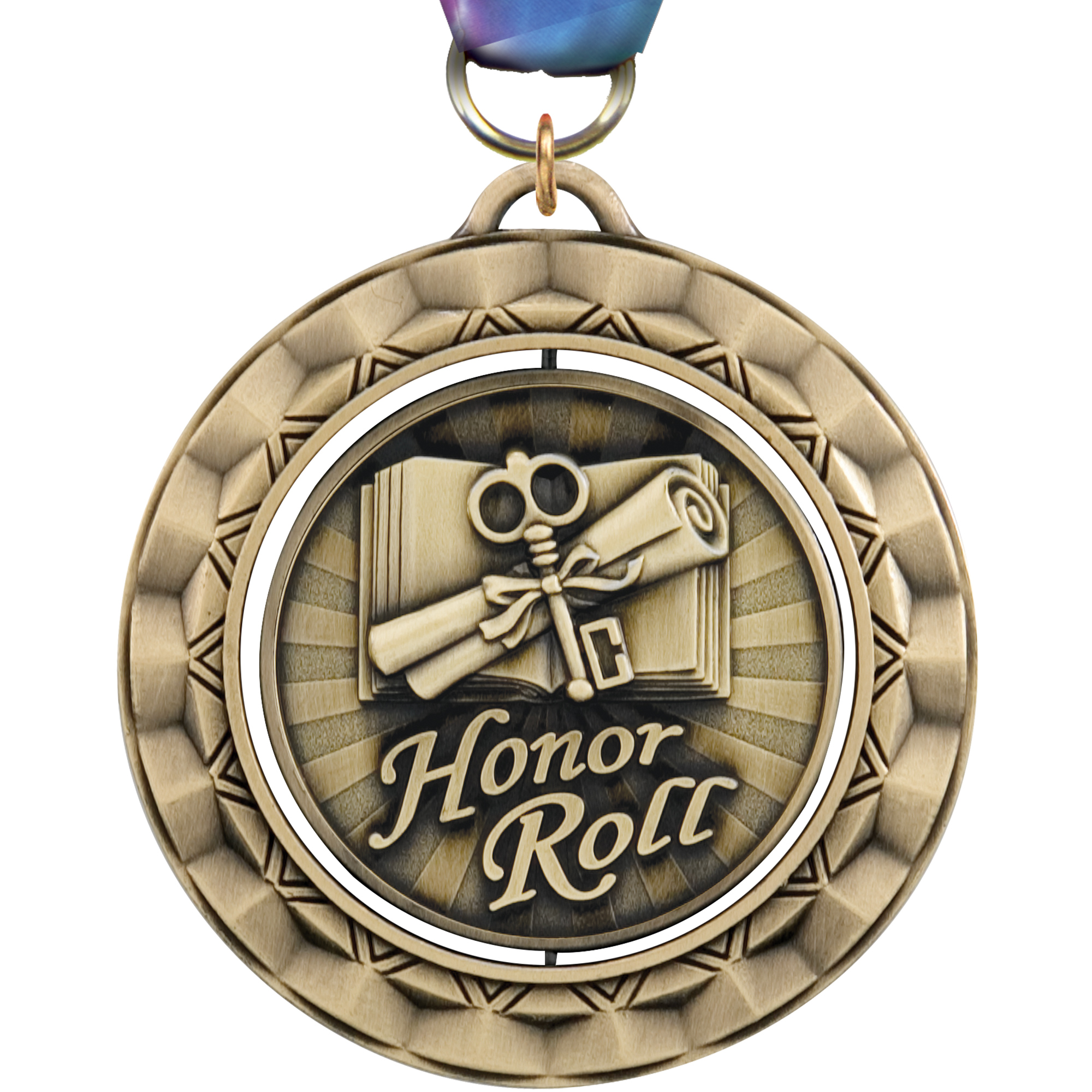 Honor Roll Spinning Medal