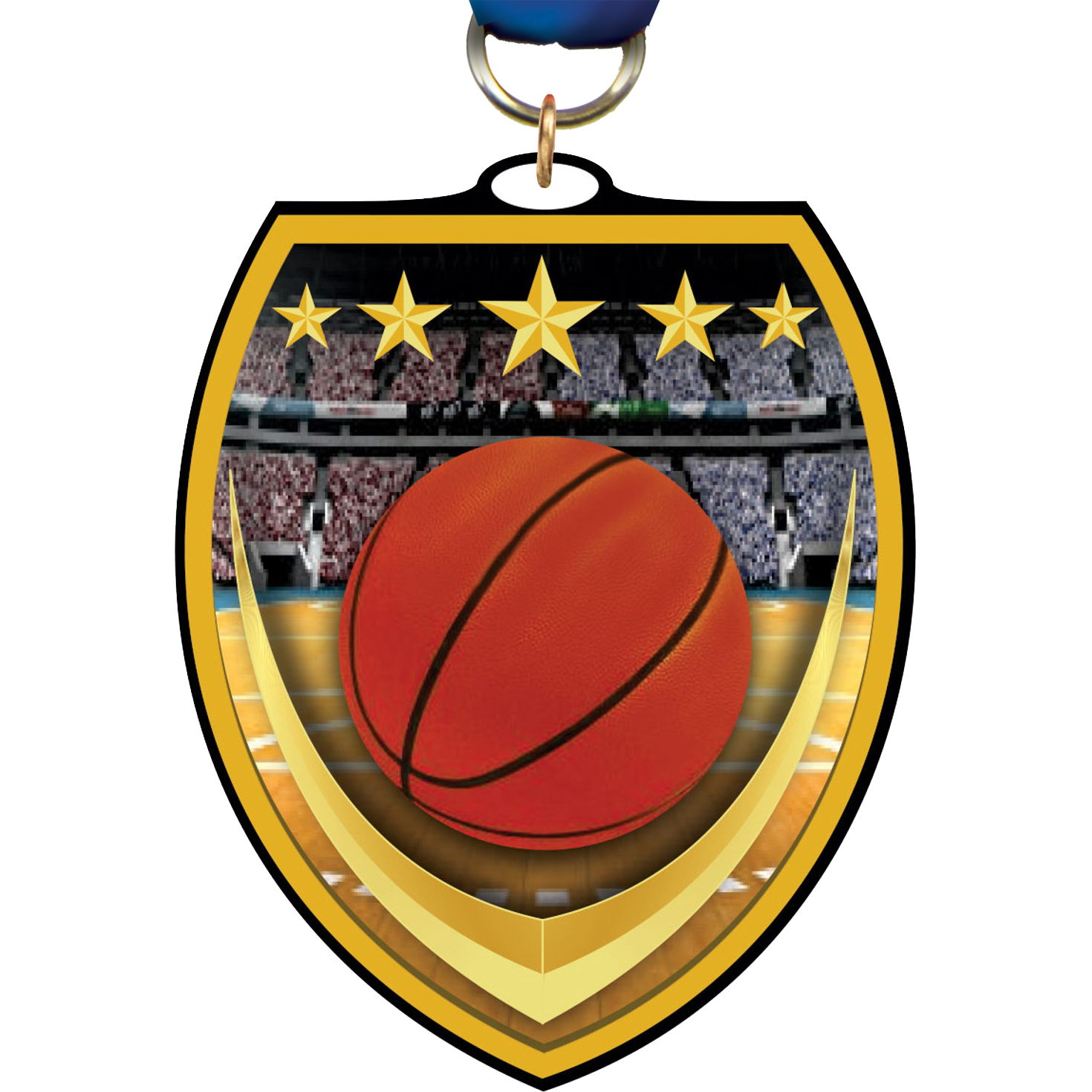 Basketball VibraBurst Medal