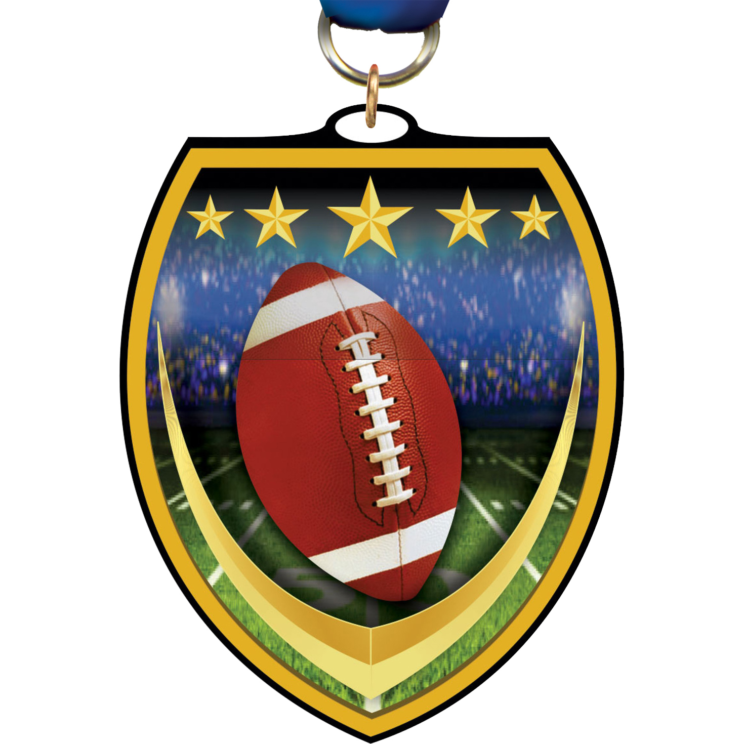 Football VibraBurst Medal