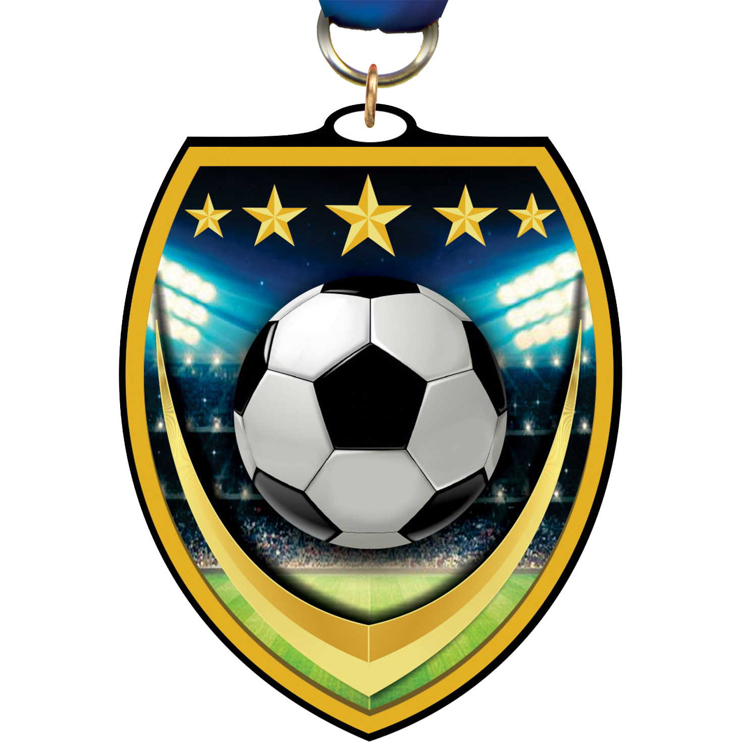 Soccer VibraBurst Medal