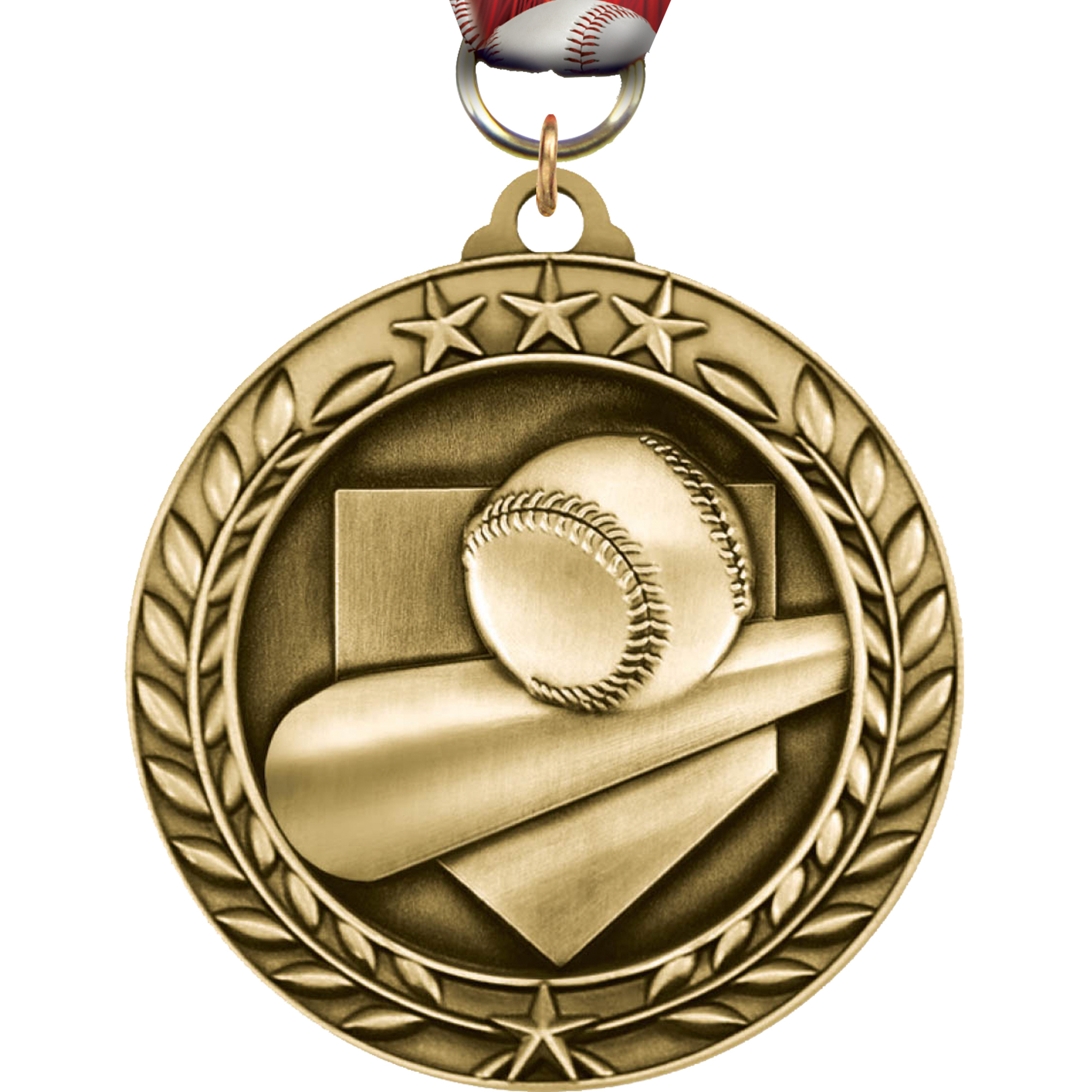 Baseball 1.75 inch Dimensional Medal