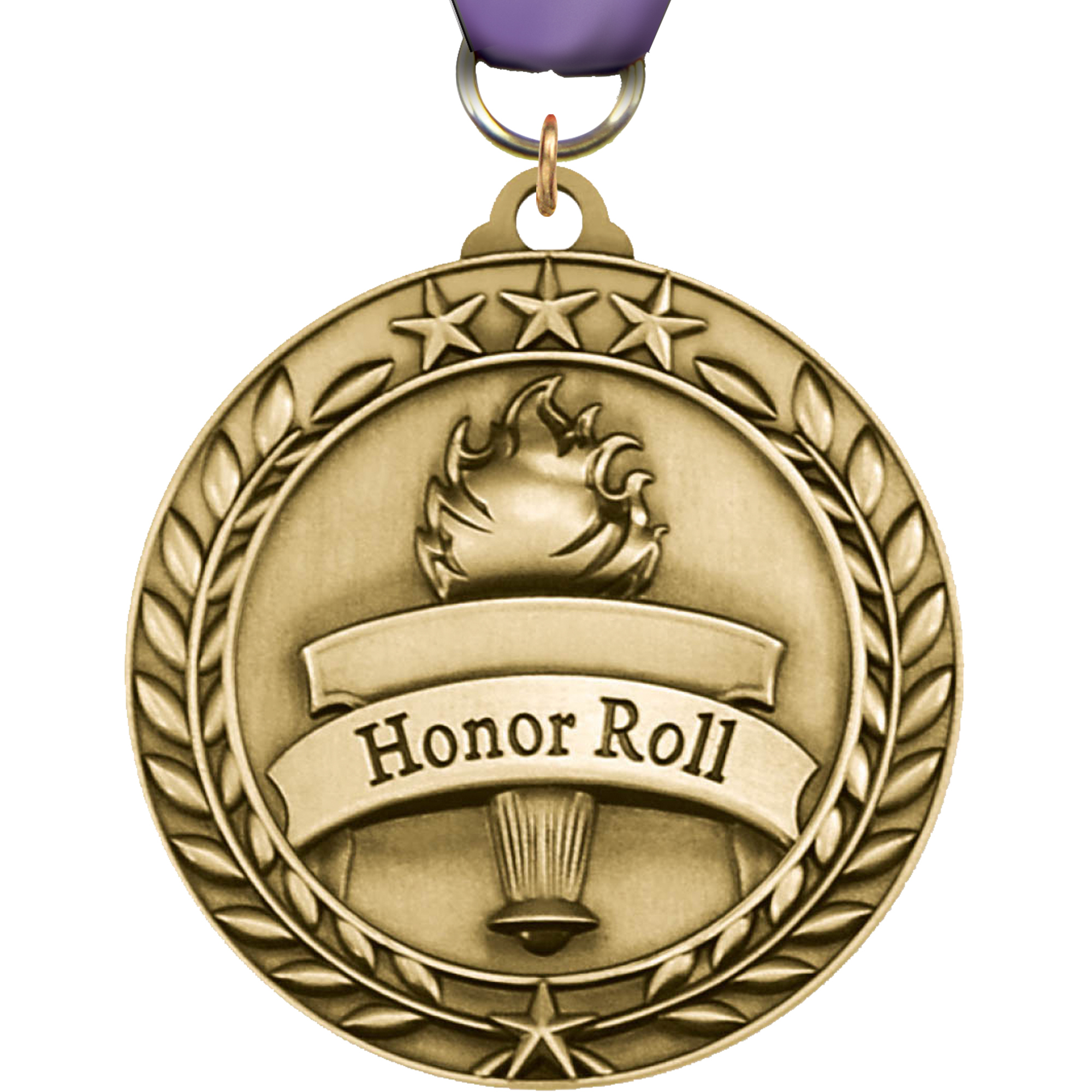 FOOTBALL gold medal rainbow neck drape trophy award dog tag shape 