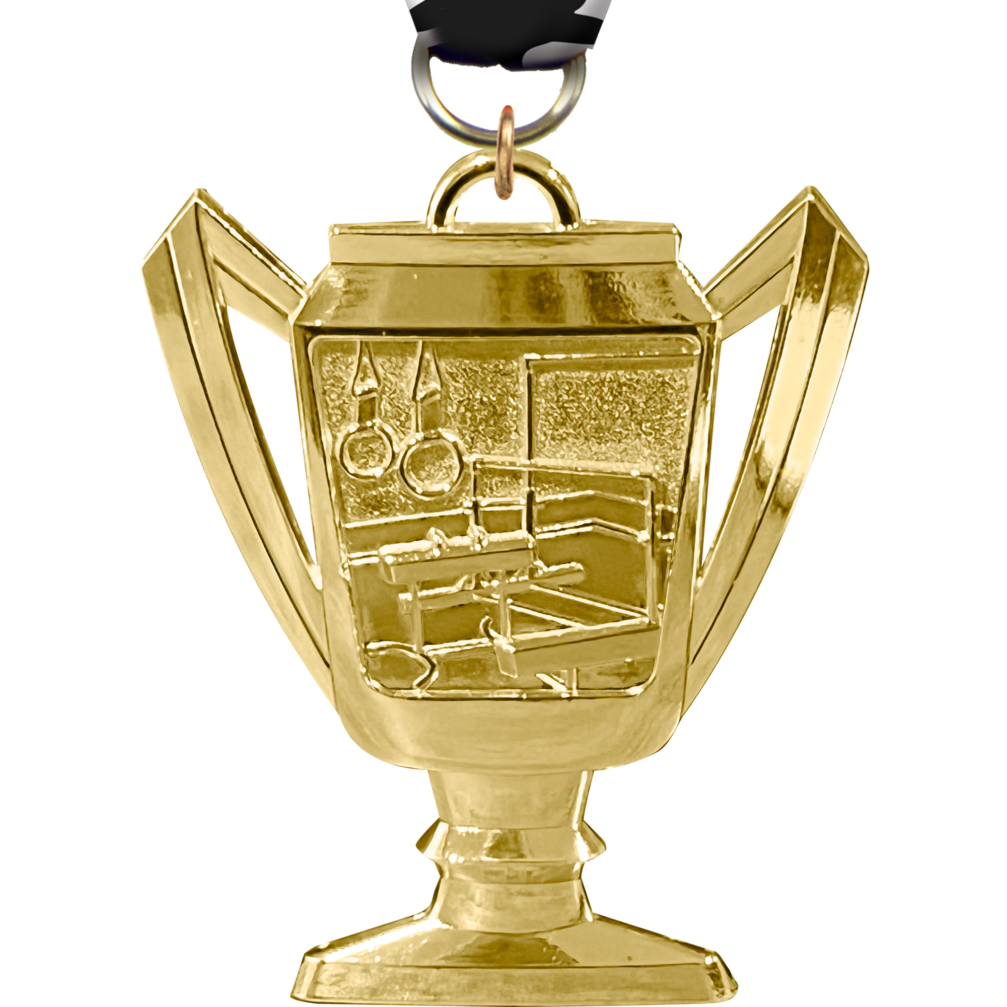 Gymnastics Bright Gold Trophy Cup Medal