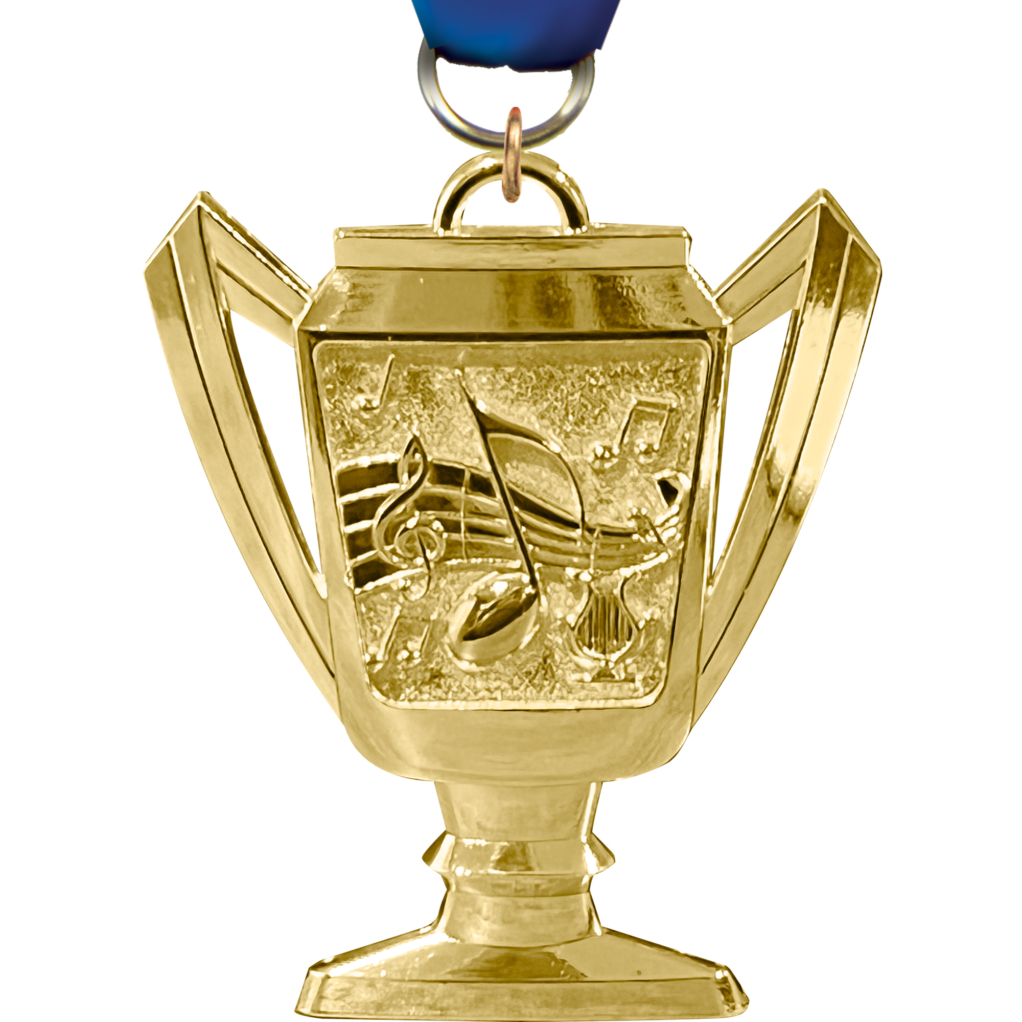 Music Bright Gold Trophy Cup Medal