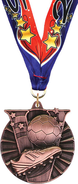 Soccer Victory Medal- Bronze