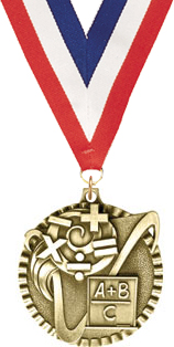 Math Gold Victory Medal