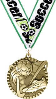 Soccer Gold Victory Medal