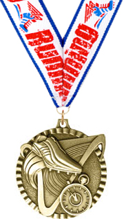 Track Gold Victory Medal