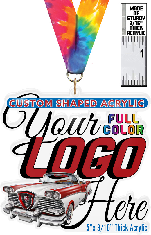 Custom Colorix-M Acrylic Medal - 5 inch