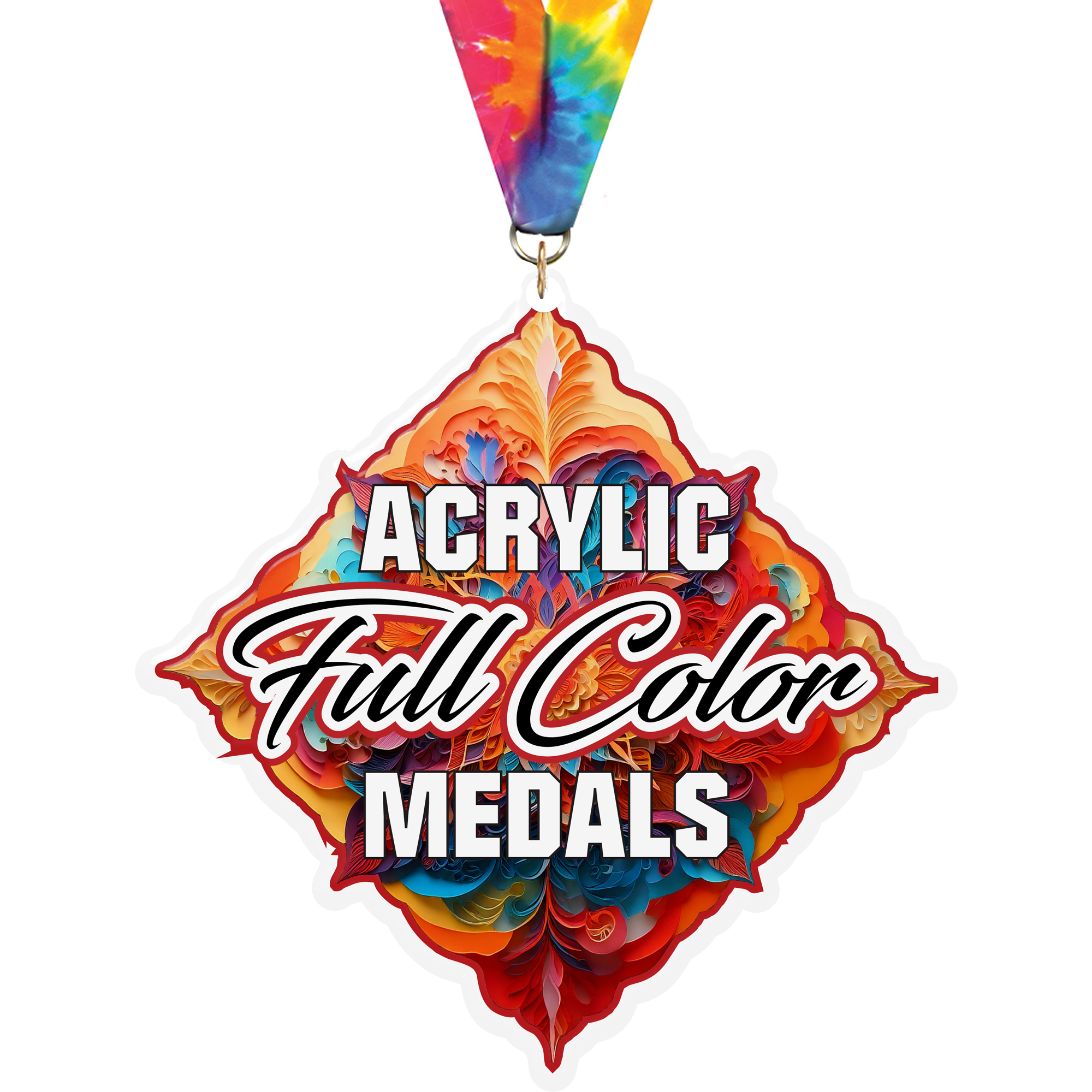 Custom Colorix-M Acrylic Medal - 7 inch