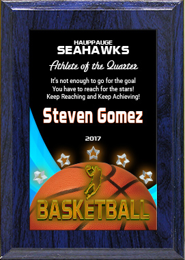 Basketball ColorPlate Plaque
