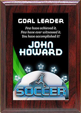 Soccer ColorPlate Plaque