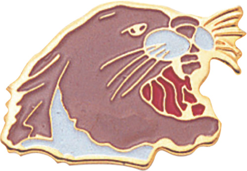 Cougar Enameled Mascot Pin