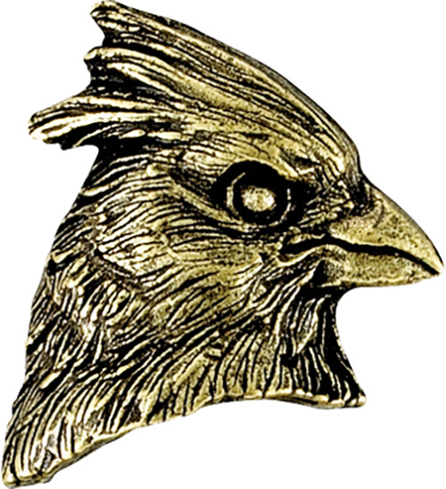 Cardinal 3D Mascot Pin
