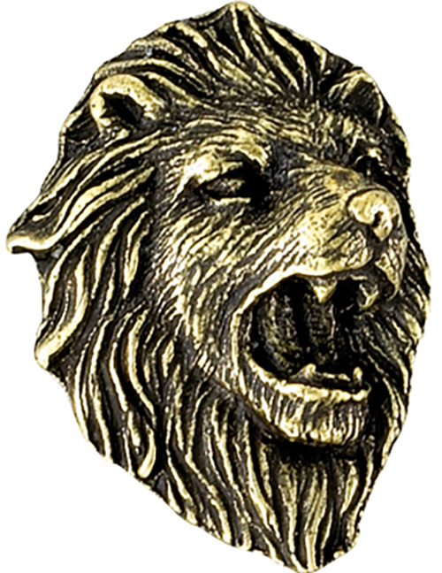 Lion 3D Mascot Pin