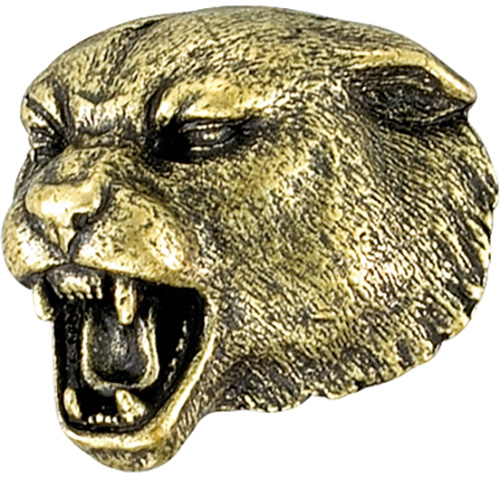 Panther 3D Mascot Pin