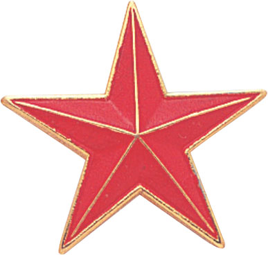 Red Star Pin